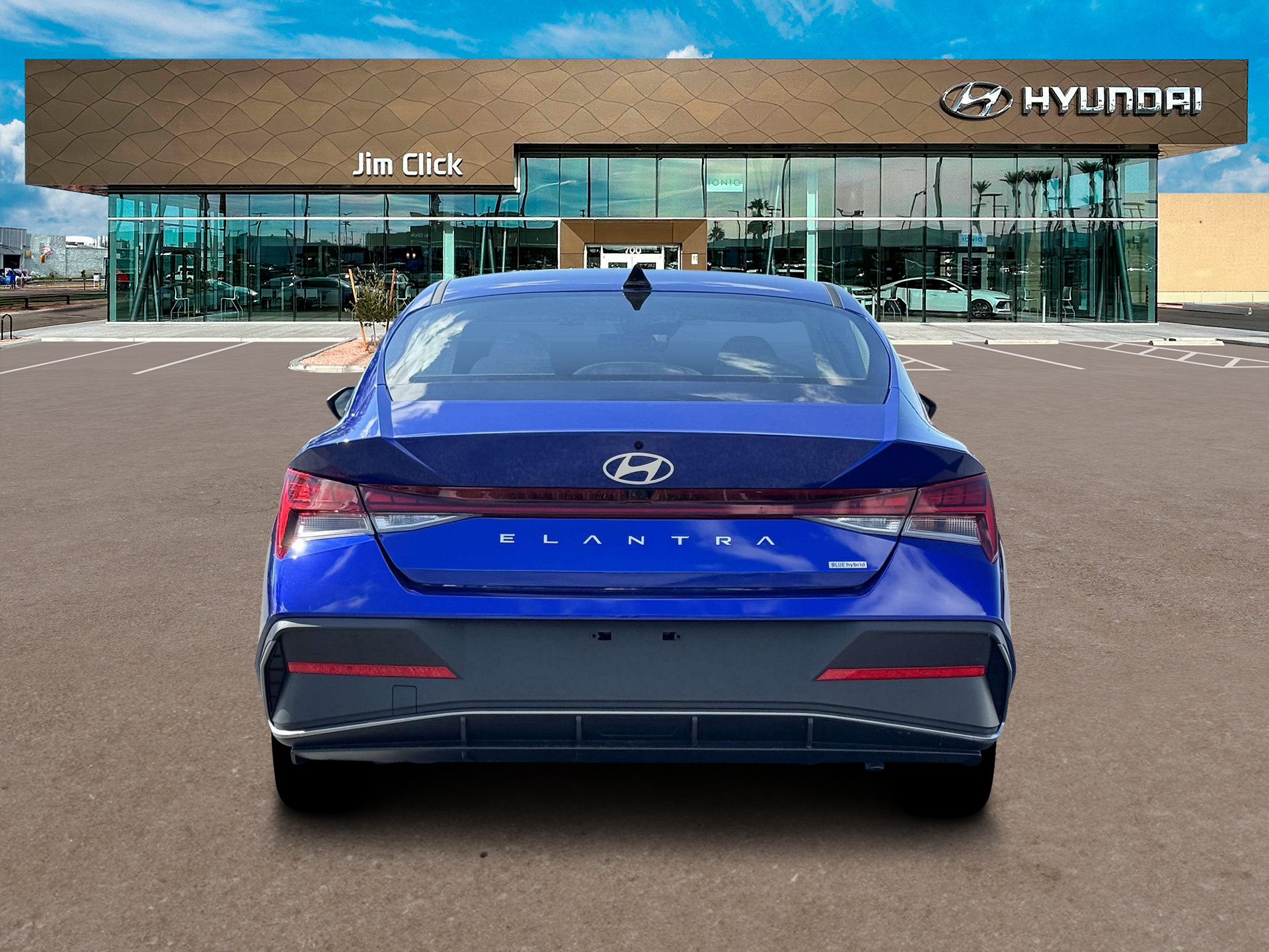 2026 Hyundai Elantra Hybrid Blue