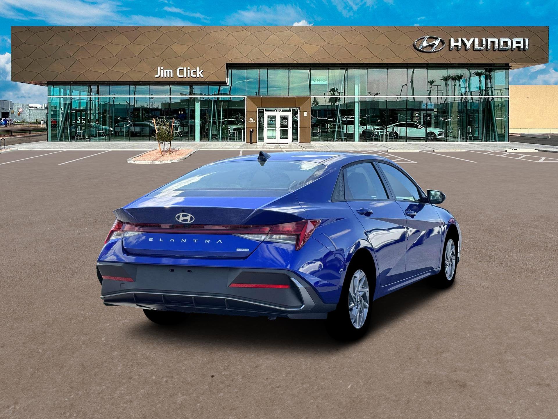 2026 Hyundai Elantra Hybrid Blue