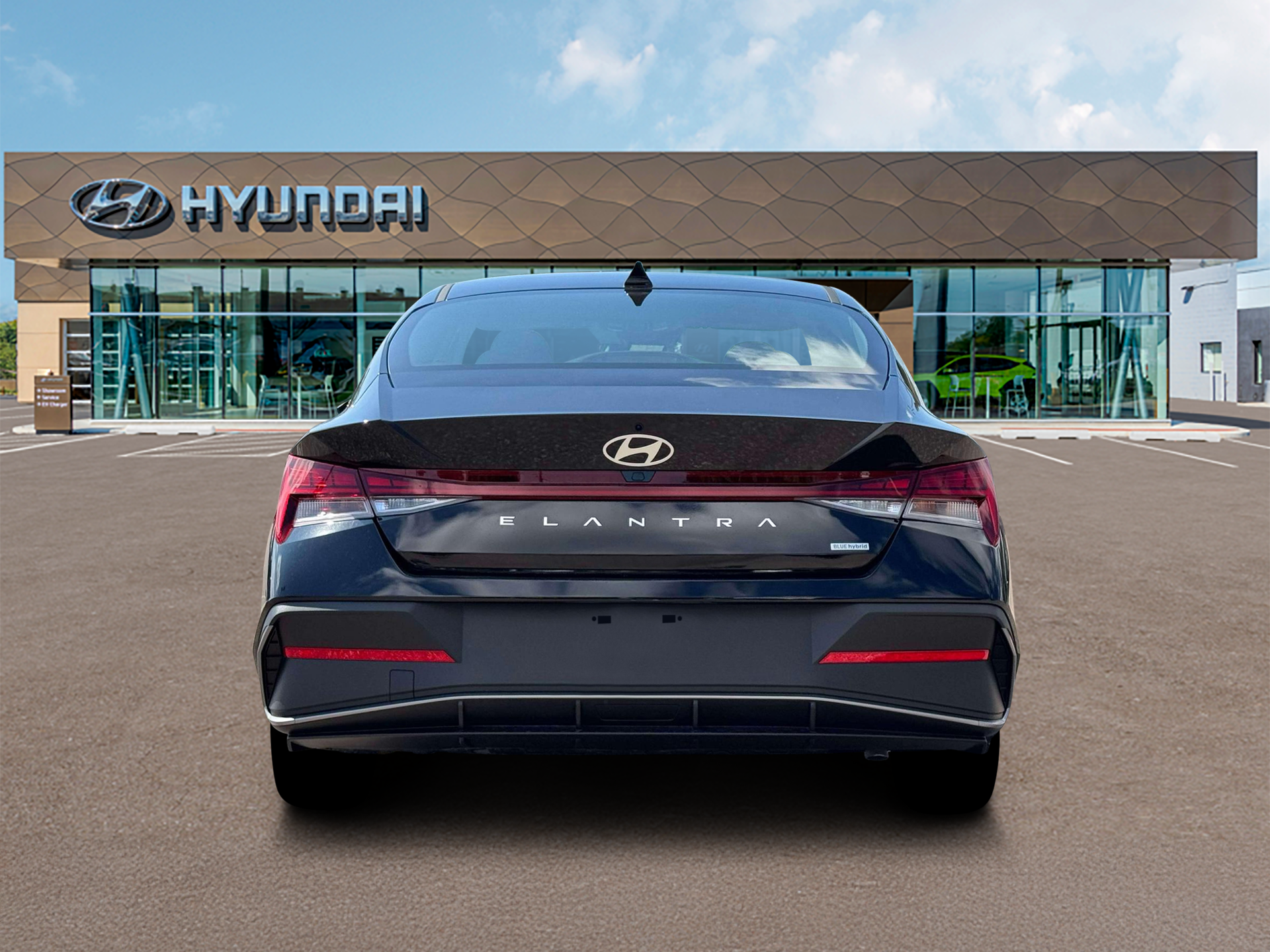 2026 Hyundai Elantra Hybrid Blue