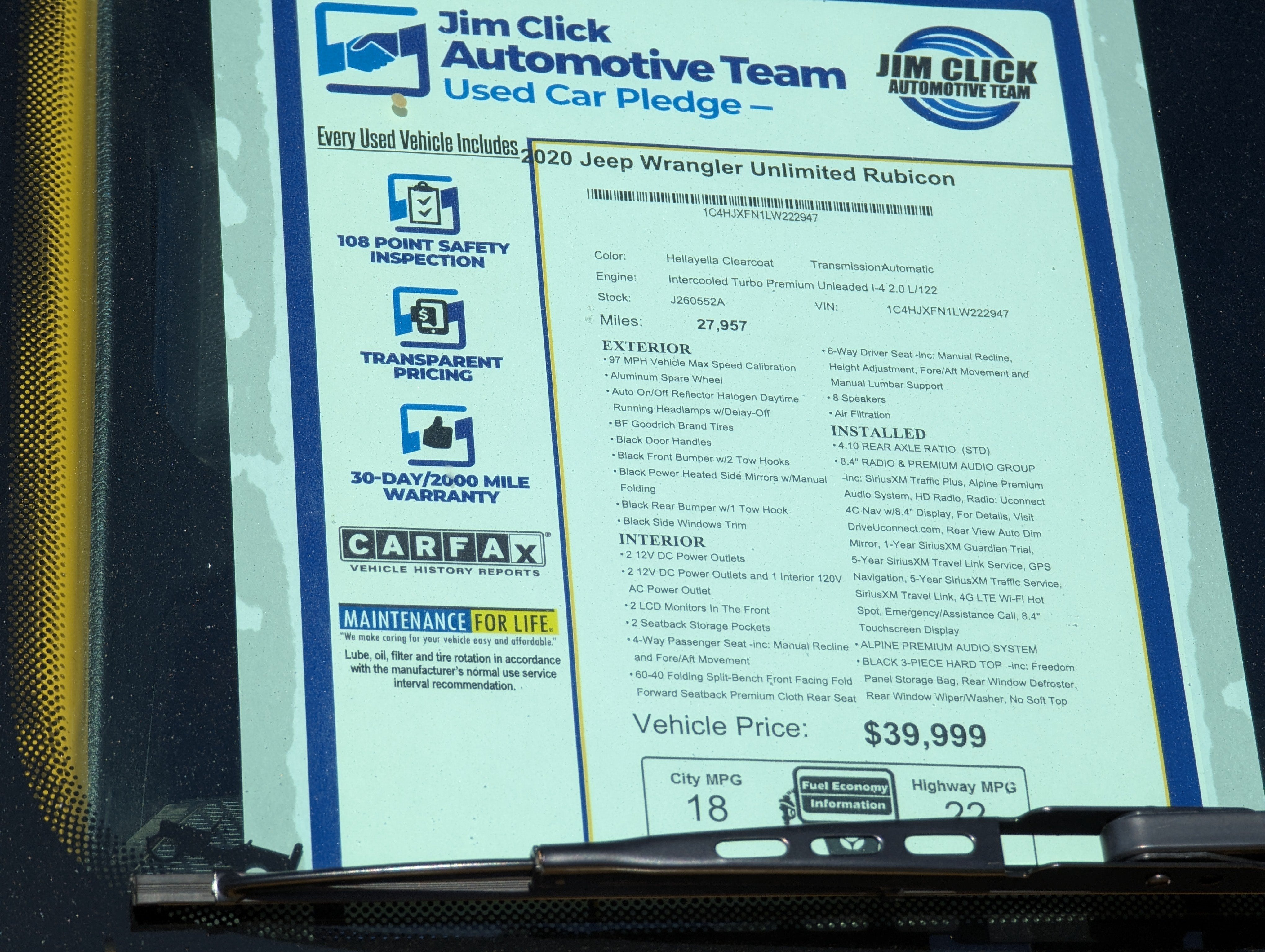 2020 Jeep Wrangler Unlimited Rubicon