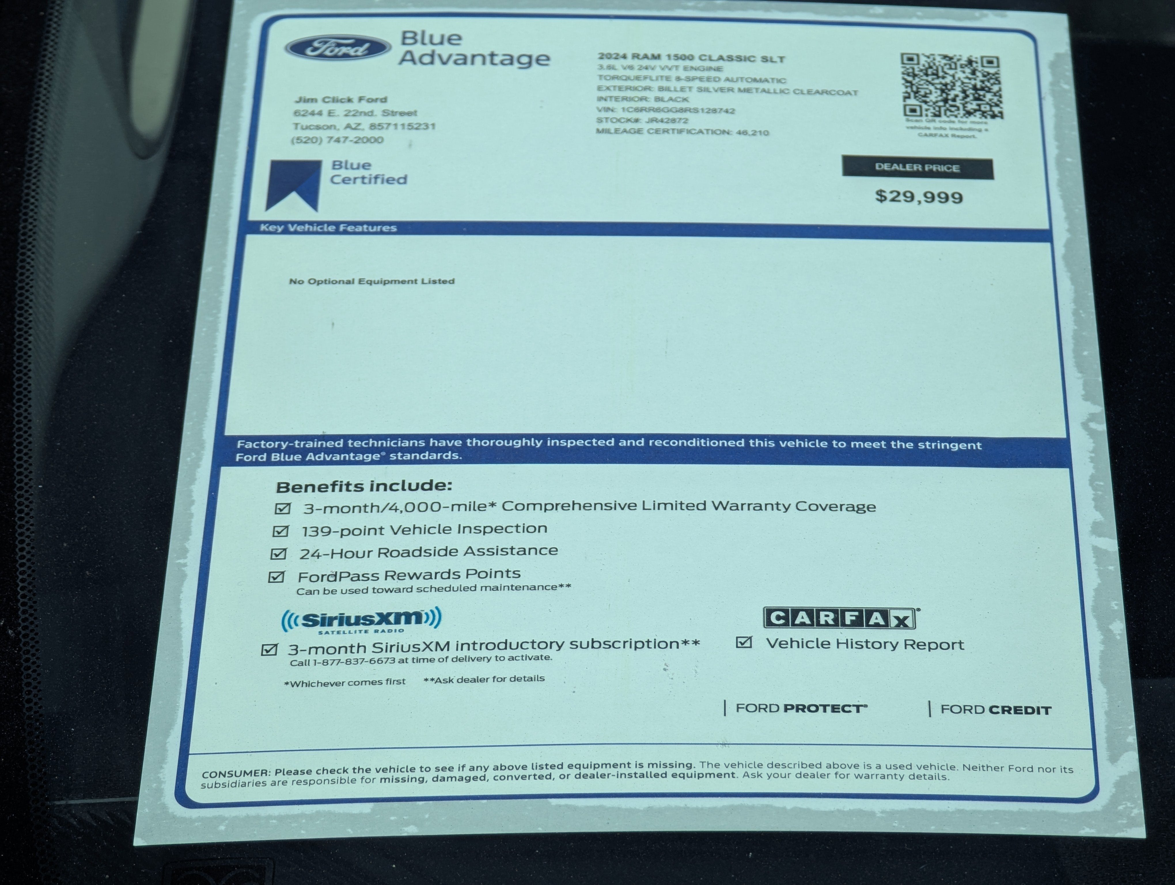 2024 RAM 1500 Classic SLT