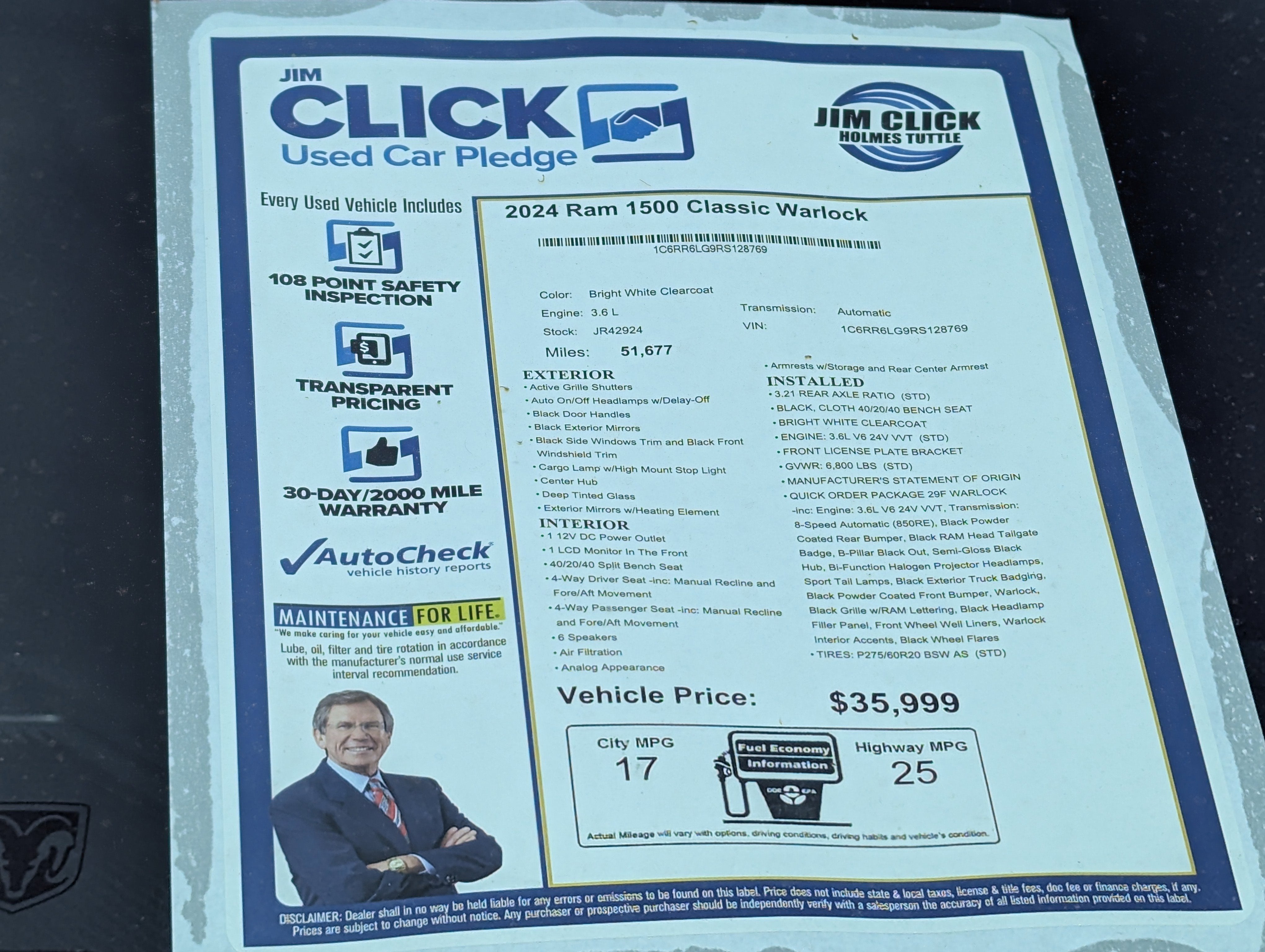 2024 RAM 1500 Classic Warlock