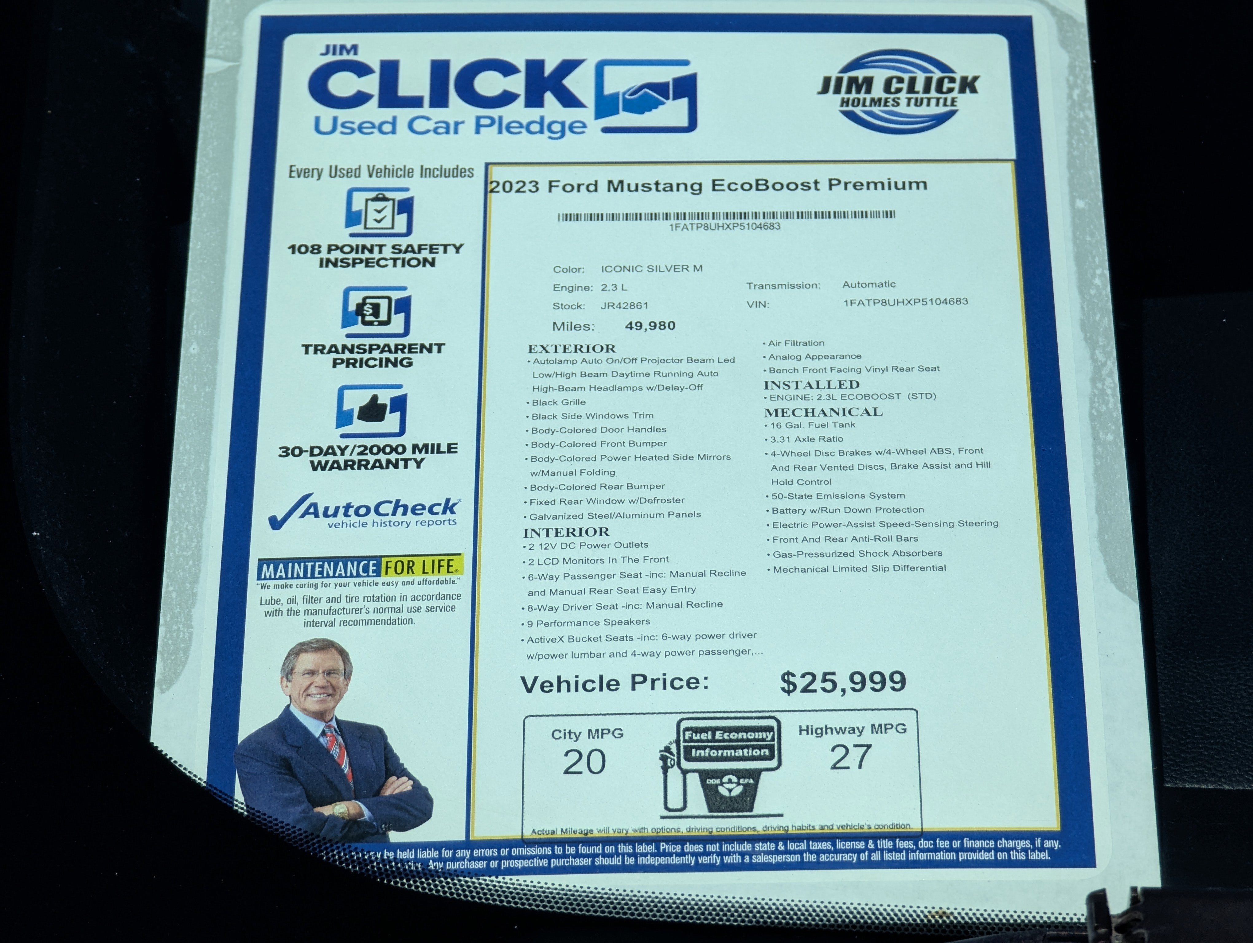 2023 Ford Mustang EcoBoost Premium