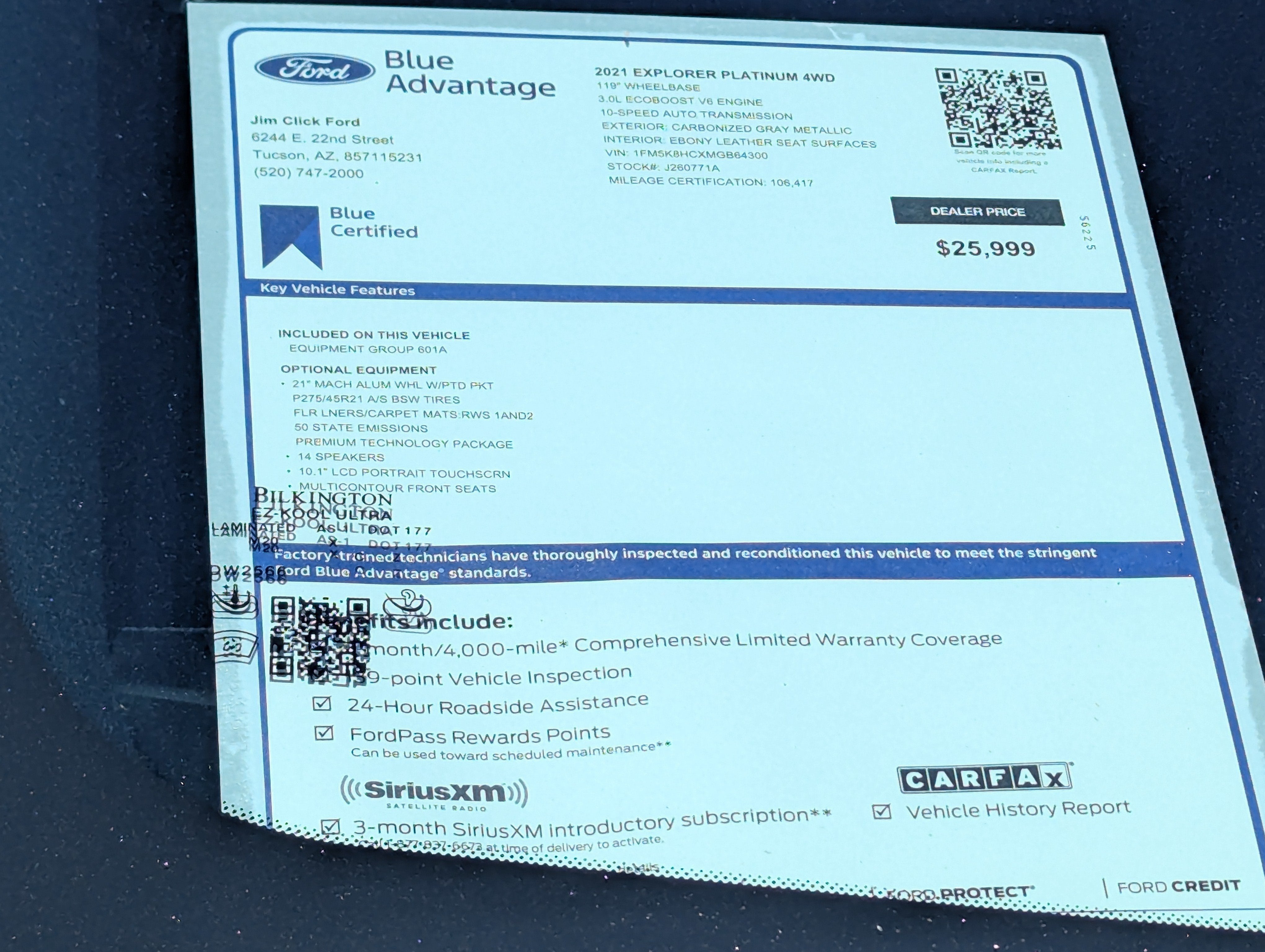 2021 Ford Explorer Platinum