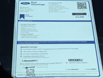 2017 Ford Escape SE