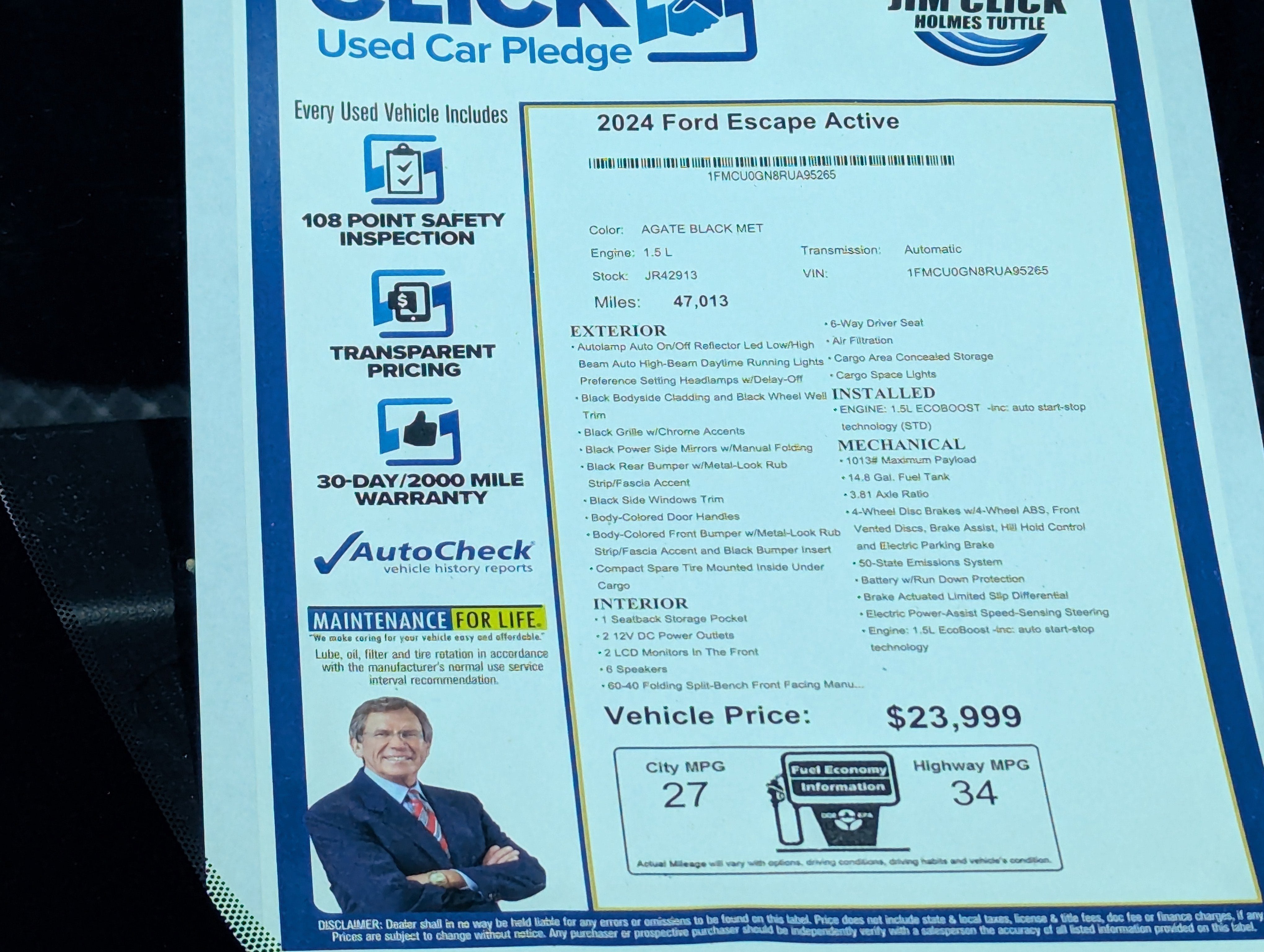 2024 Ford Escape Active