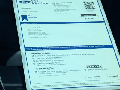 2021 Ford Escape Titanium