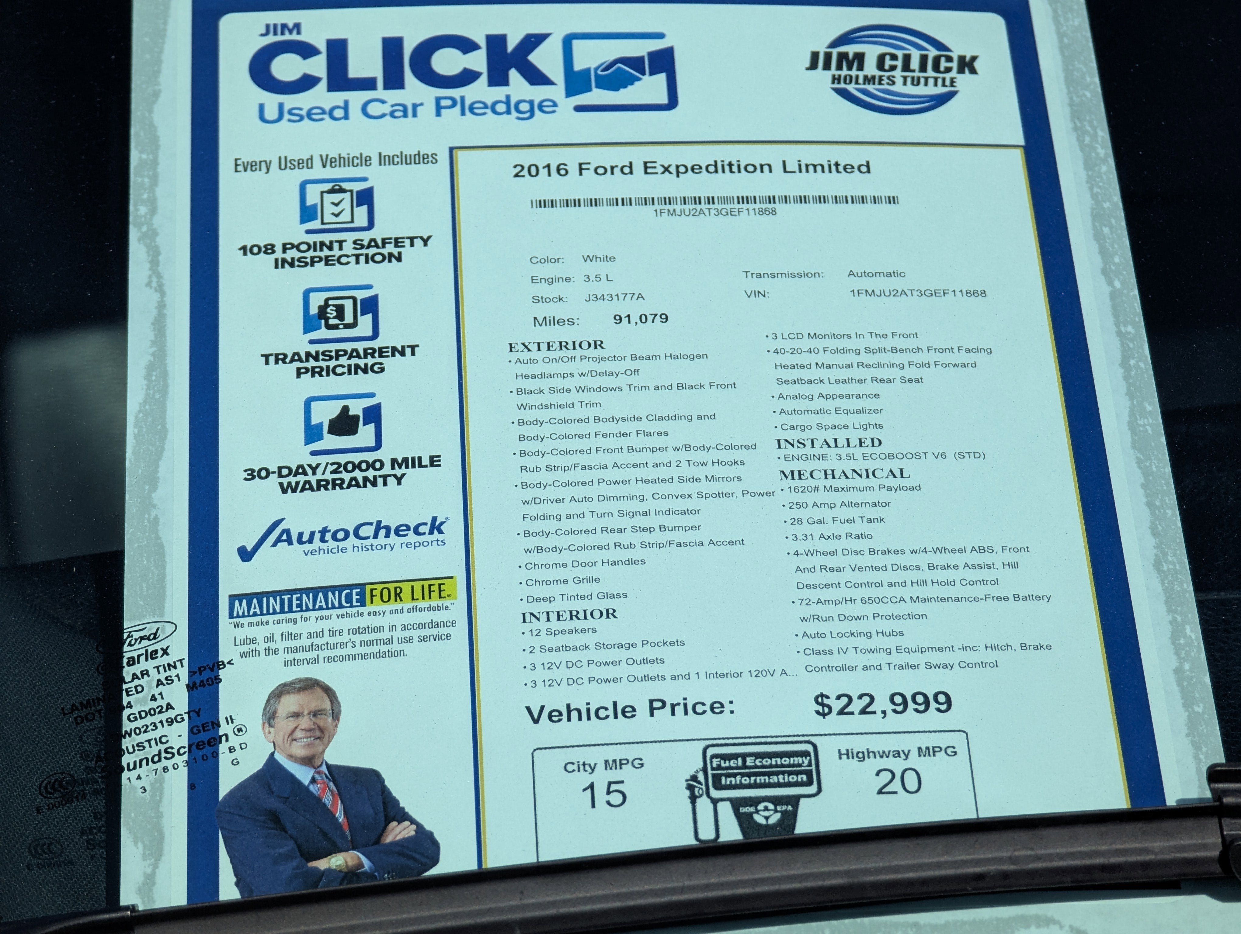 2016 Ford Expedition Limited