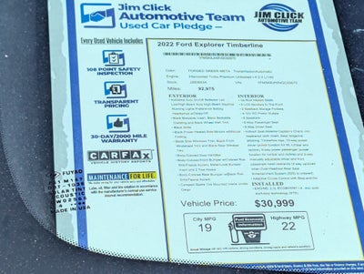 2022 Ford Explorer Timberline