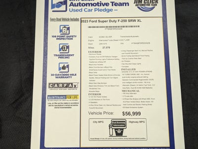 2023 Ford Super Duty F-250 SRW XL