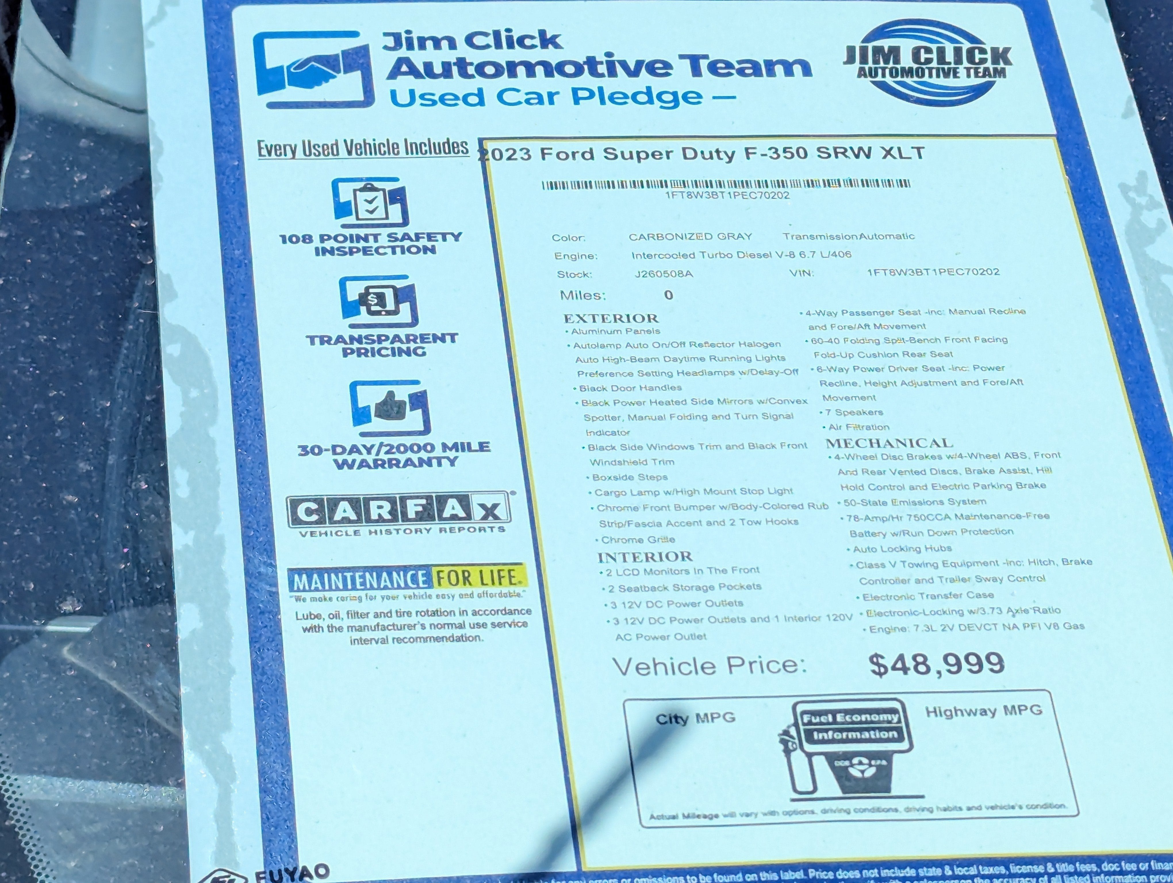 2023 Ford Super Duty F-350 SRW XLT