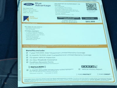 2024 Ford F-150 Raptor