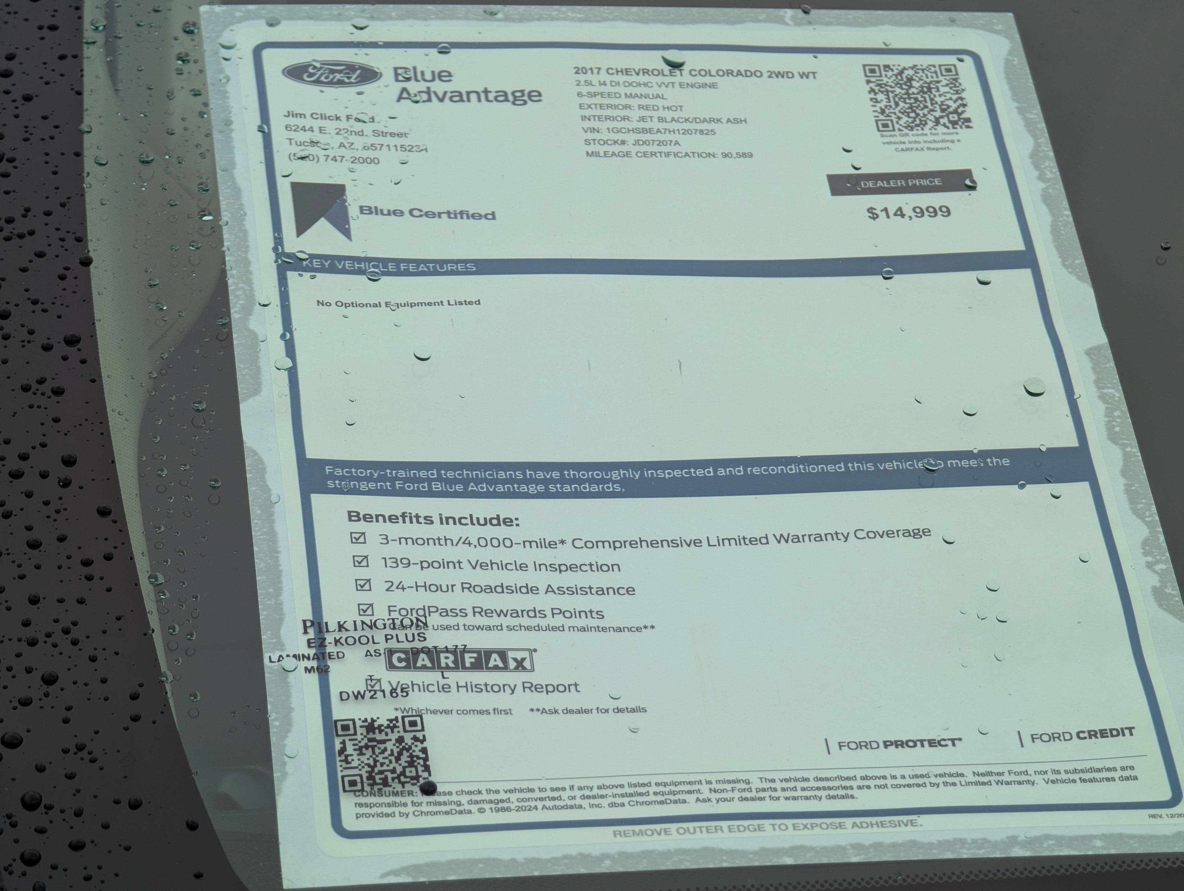 2017 Chevrolet Colorado 2WD WT