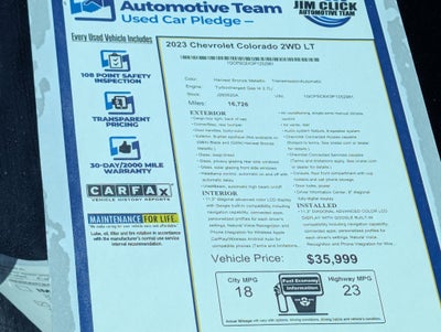 2023 Chevrolet Colorado 2WD LT