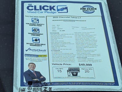 2022 Chevrolet Tahoe LT