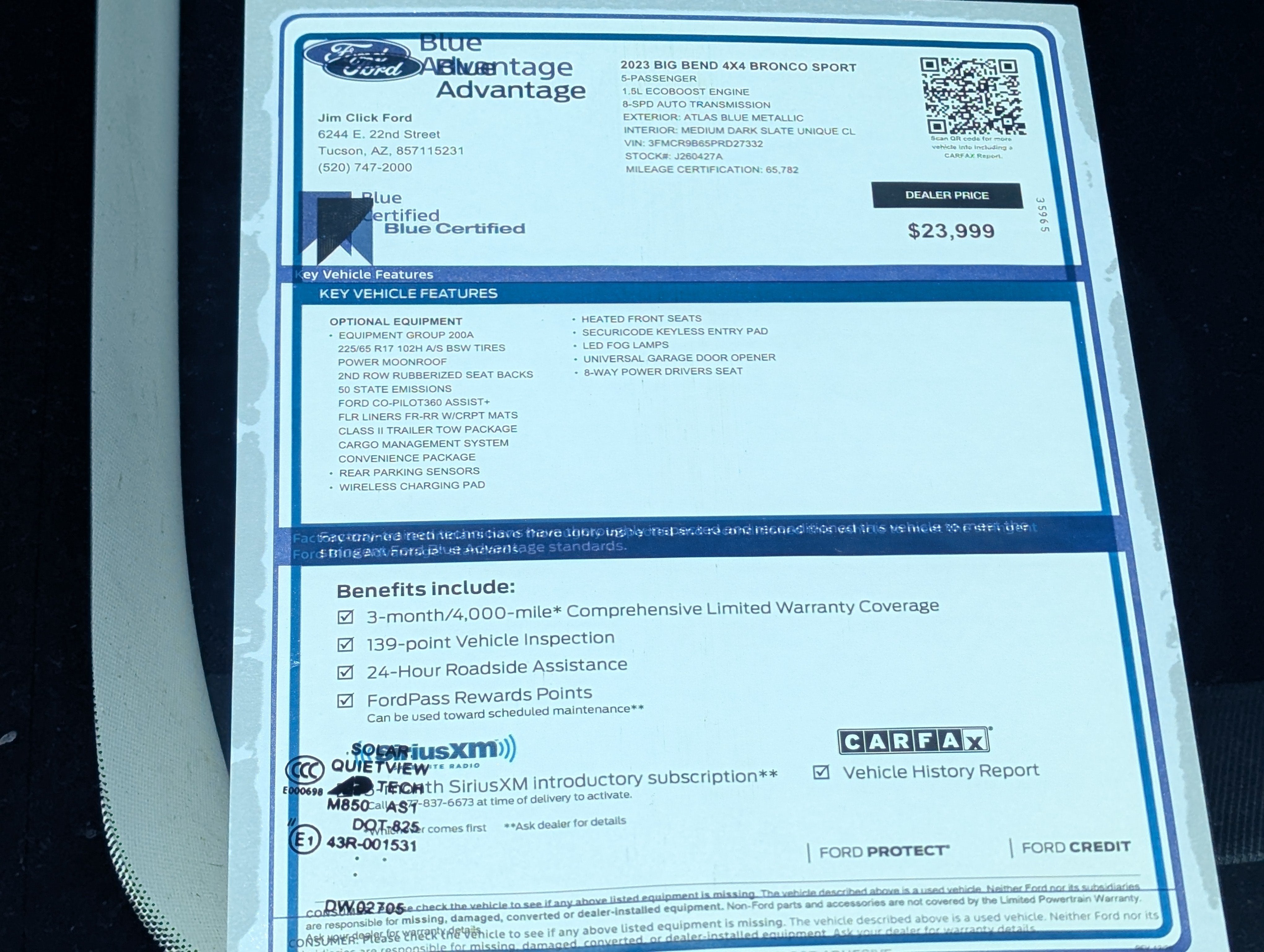 2023 Ford Bronco Sport Big Bend