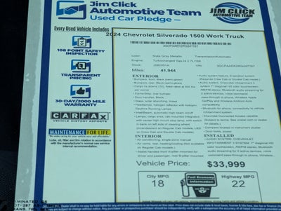 2024 Chevrolet Silverado 1500 Work Truck