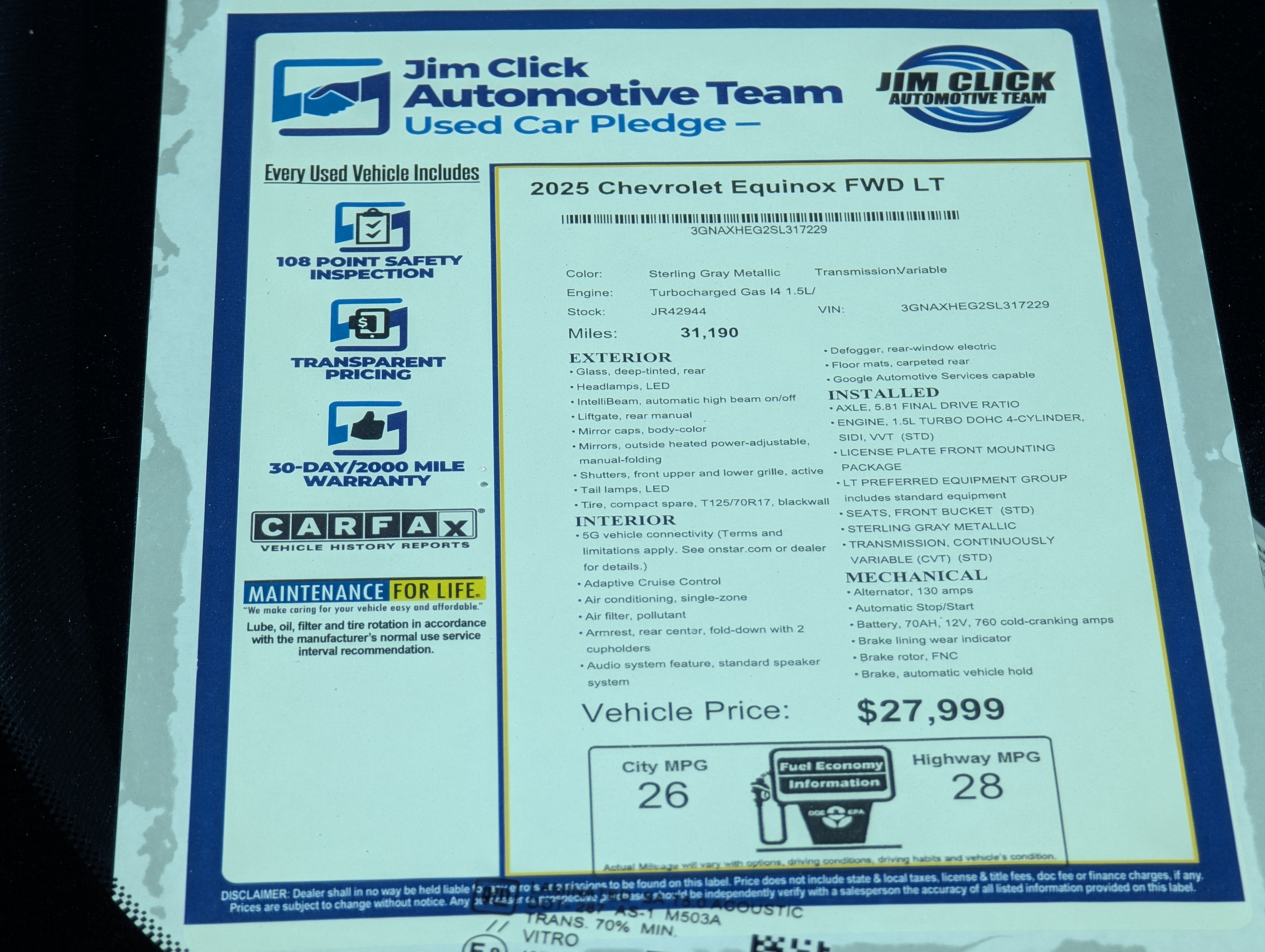 2025 Chevrolet Equinox FWD LT