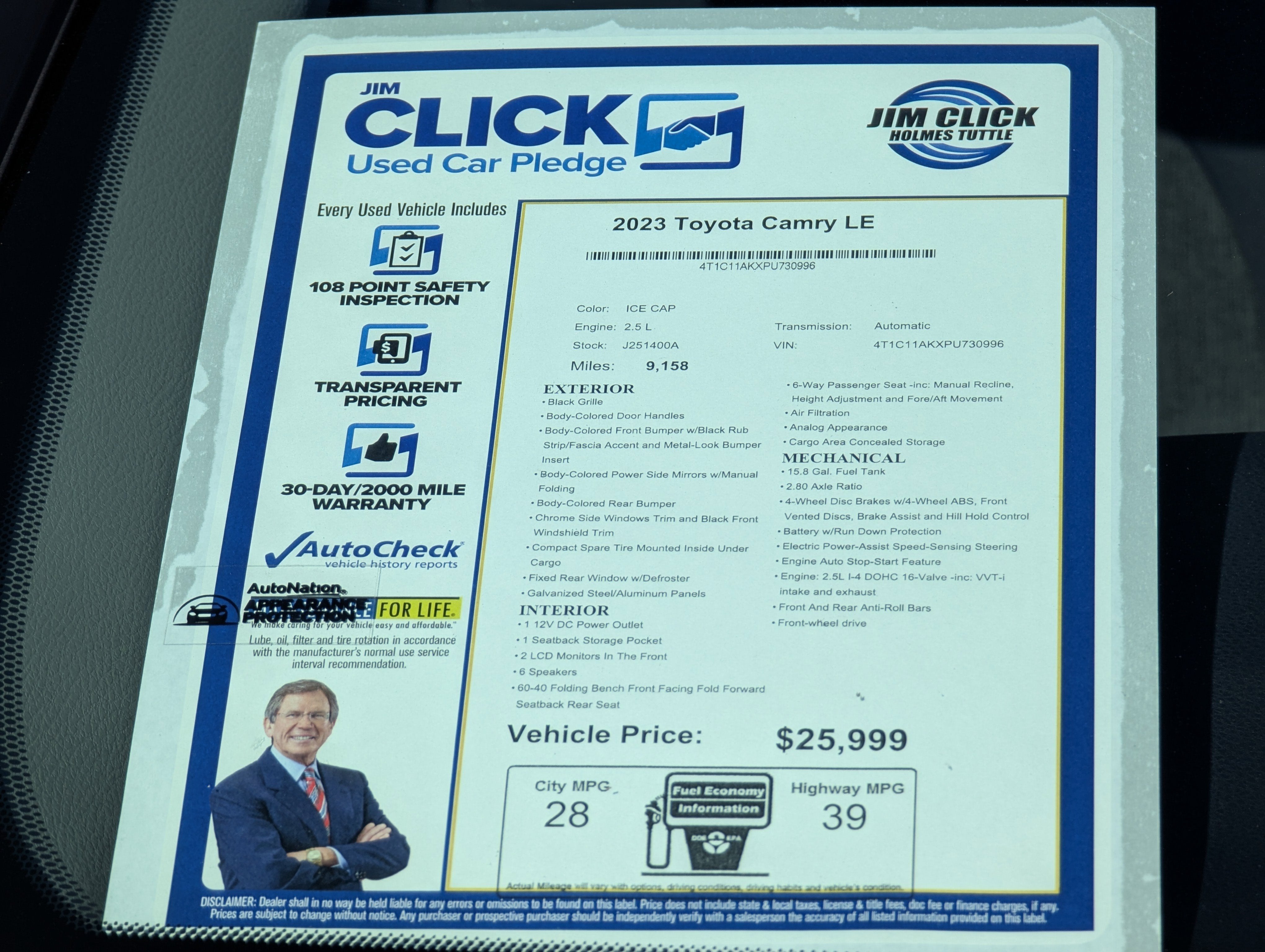 2023 Toyota Camry LE