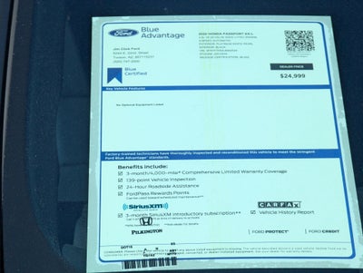 2020 Honda Passport EX-L