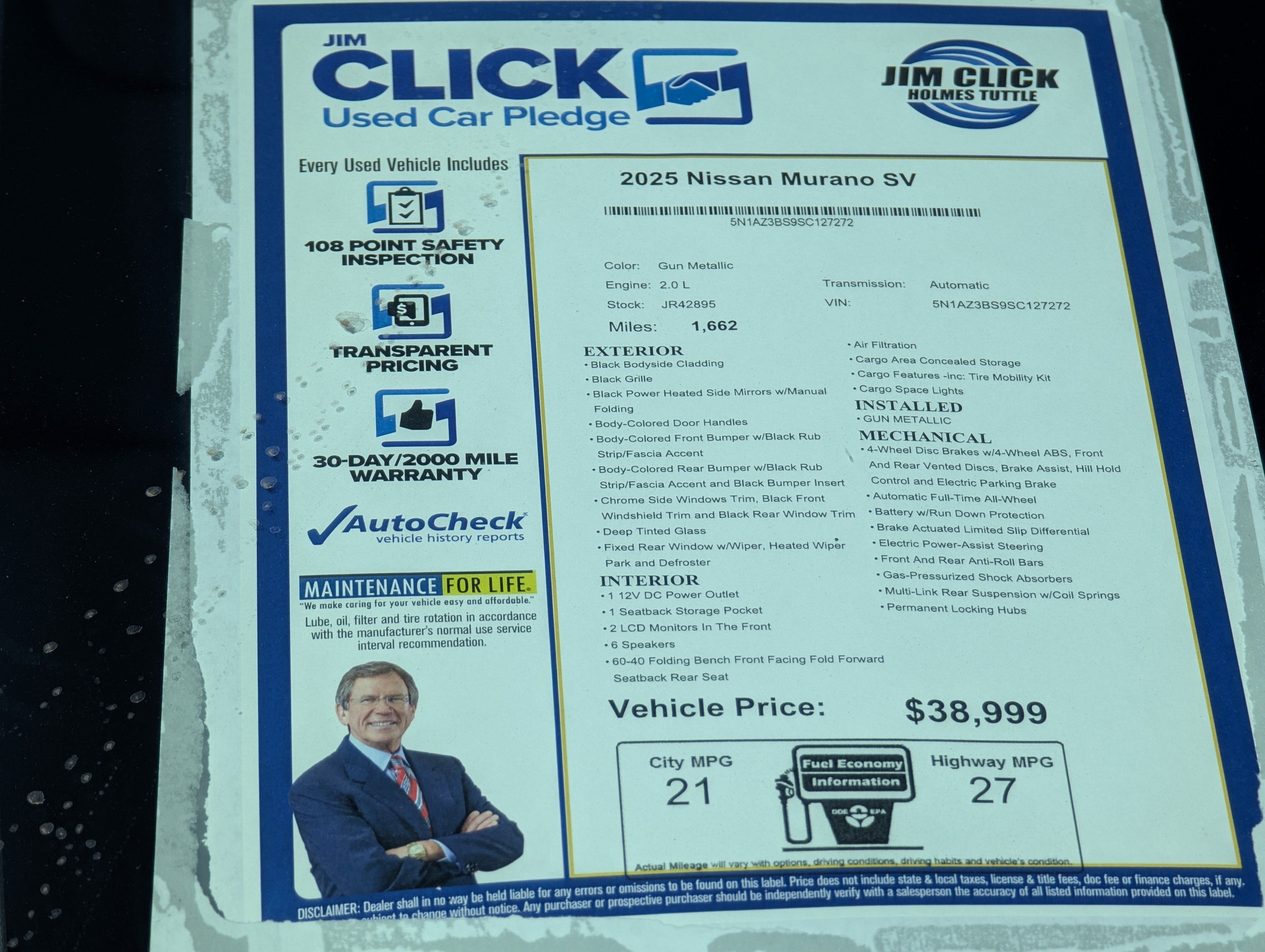 2025 Nissan Murano SV