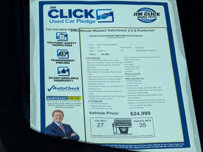 2023 Mazda Mazda3 Hatchback 2.5 S Preferred