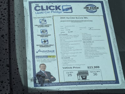 2025 Hyundai Sonata SEL