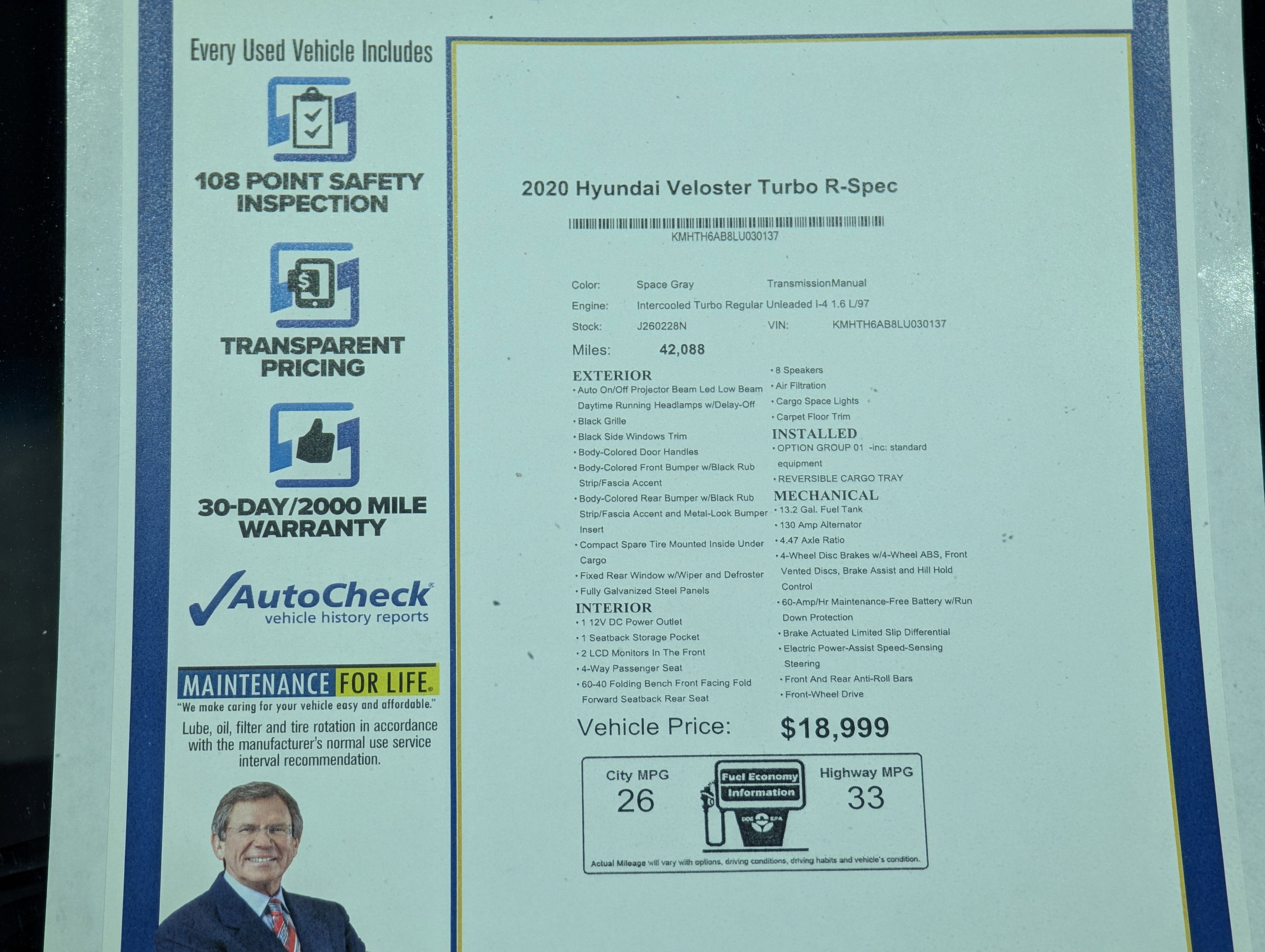 2020 Hyundai Veloster Turbo R-Spec