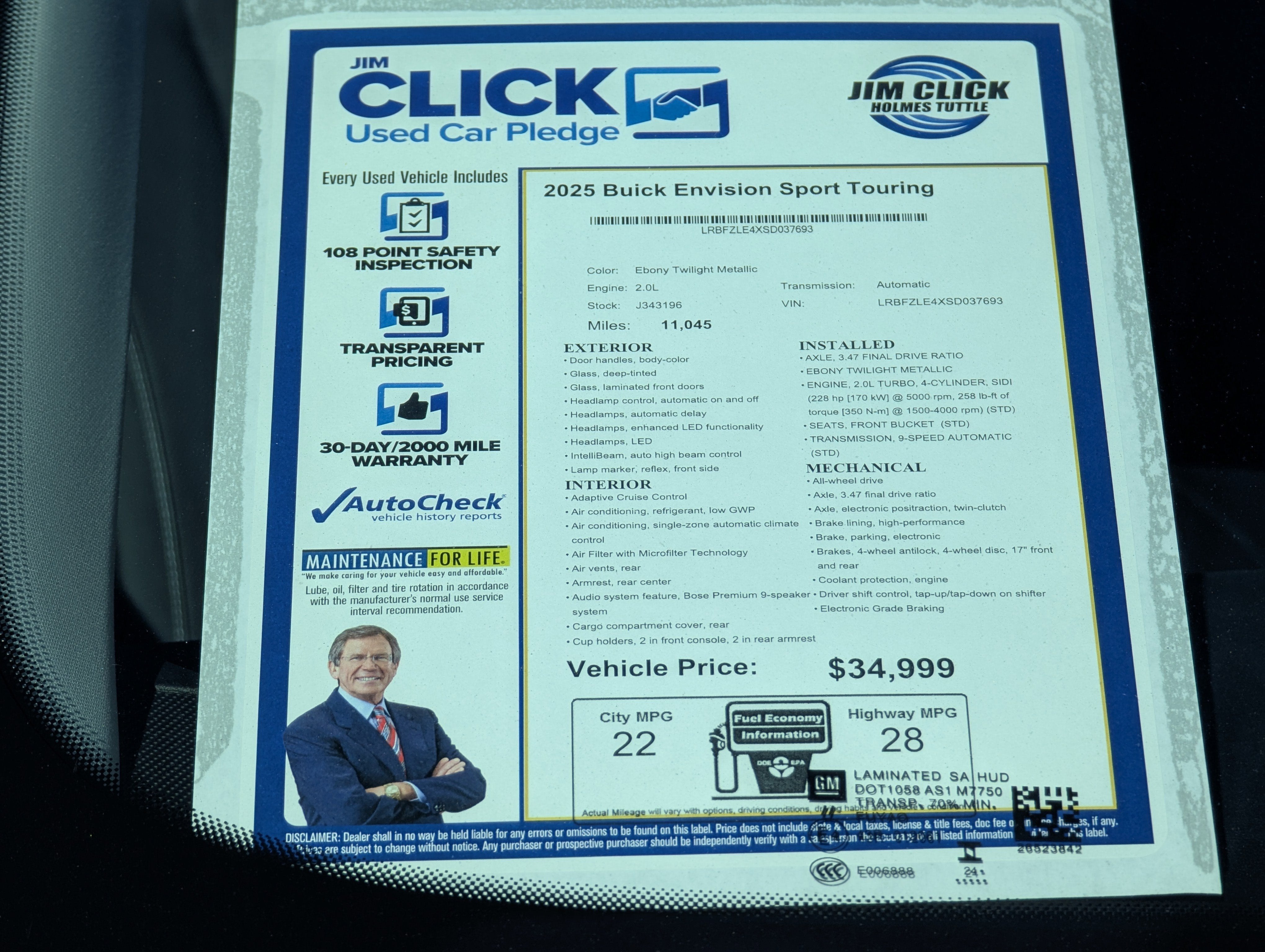 2025 Buick Envision Sport Touring